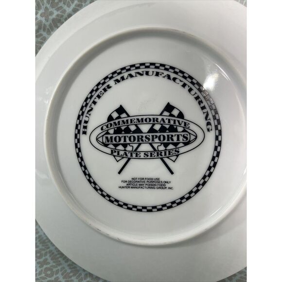 Nascar Collectible Plate Davey Allison Texaco Halvoline #28 Hunter Manufacturing - Picture 6 of 9